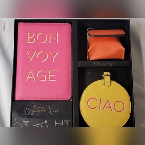 Collection XIIX 3 Piece Bon Voyage Travel Boxed Gift Set